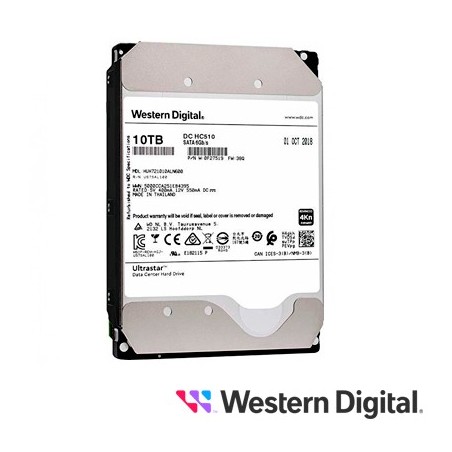 Dd disco duro 10tb 3.5" sata wd ultrastar dc hc510 huh721010aln600 alm