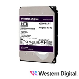 Disco duro dd 14tb sata wd purple wd141purp 24/7 optimizado para video