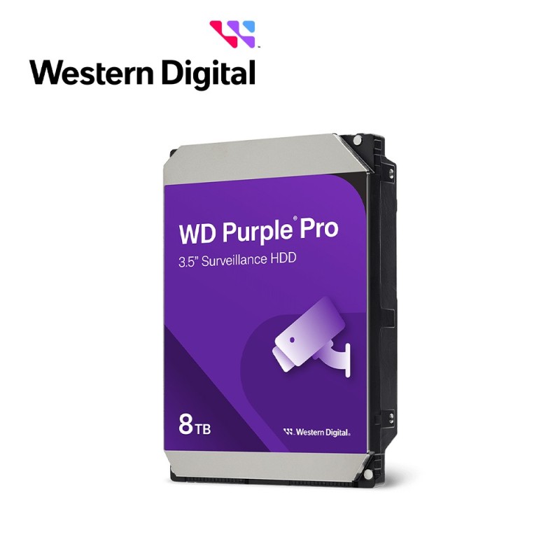 Disco duro dd 8tb sata wd purple pro wd8002purp 24/7 optimizado para v