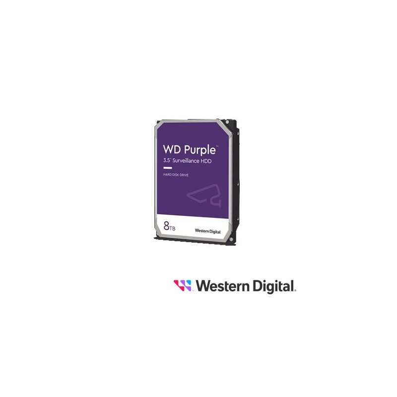 Disco duro dd 8tb sata wd purple wd84purz 24/7 optimizado para videovi