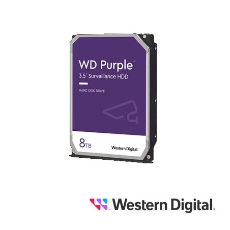 Disco duro dd 8tb sata wd purple wd84purz 24/7 optimizado para videovi