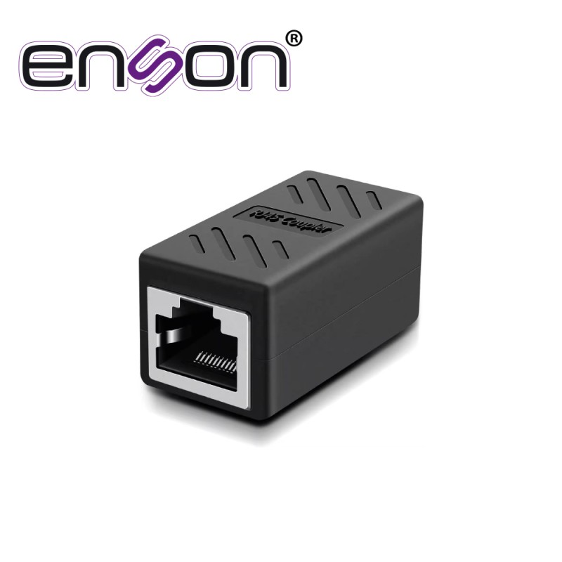 Cople rj45 enson ens-cop6r hembra- hembra rj45 ideal para unir dos seg