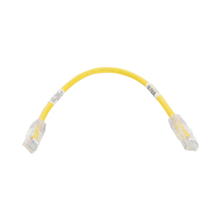 Cable de Parcheo TX6 UTP Cat6 24 AWG CM Amarillo 1ft