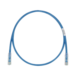 Cable de Parcheo TX6 UTP Cat6 24 AWG CM Azul 0.5 m.