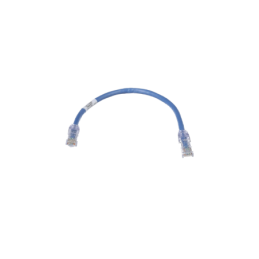 Cable de Parcheo TX6 UTP Cat6 24 AWG CM Azul 1 ft