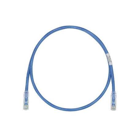 Cable de Parcheo TX6 UTP Cat6 24 AWG CM Azul 2 ft.