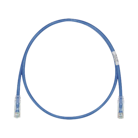 Cable de Parcheo TX6 UTP Cat6 24 AWG CM Azul 25ft