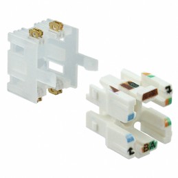 Paquete De Núcleos De Repuesto Revconnect Belden Rvucoew-B50 Ideal Para Jack Y Plug Revconnect 50 Piezas Color Blanco