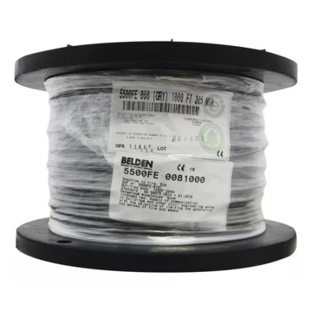 Cable para audio comercial y de seguridad belden 5400fe 0081000 forro