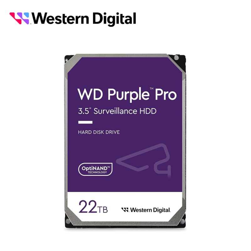 Disco duro dd 22tb sata wd purple pro wd221purp trabajo 24/7 sata iii