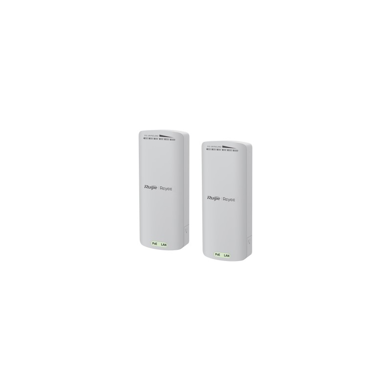 Kit Enlace Inalámbrico de 500 m Preconfigurado + Ajuste Automático de Potencia / Hasta 300 Mbps / Doble Puerto LAN