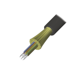 Cable Fibra Optica 12 FIBER XGLO MM OM4 50/125int ext LOOSE TUBE GELarmado LSOH-3C BLACK