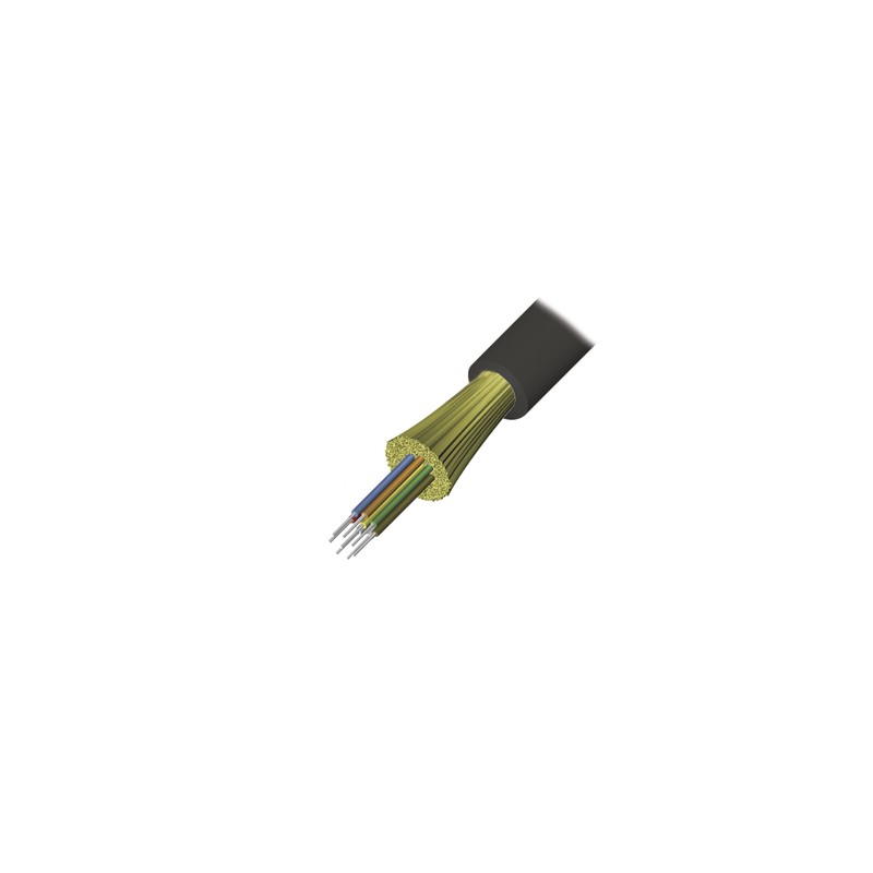 Cable de Fibra optica porMETRO FIBRA OPTICA 4 HILOS INT/EXT TIGHT BUFFER MMF 50/125 XGLO OM4 OFNR