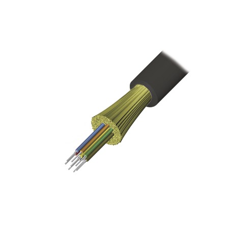 Cable de Fibra optica porMETRO FIBRA OPTICA 4 HILOS INT/EXT TIGHT BUFFER MMF 50/125 XGLO OM4 OFNR