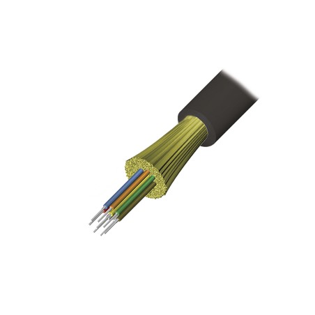 Cable de Fibra optica por METRO FIBRA OPTICA INT/EXT LOOSE TUBE 6 HILOS MULTIMODO 50/125 OM3 XGLO NO ARM LSOH