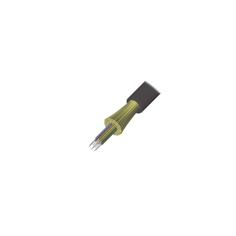 Cable de Fibra optica por METRO FIBRA OPTICA INT/EXT LOOSE TUBE 12 HILOS MM 50/125 OM4 XGLO NO ARM LSOH