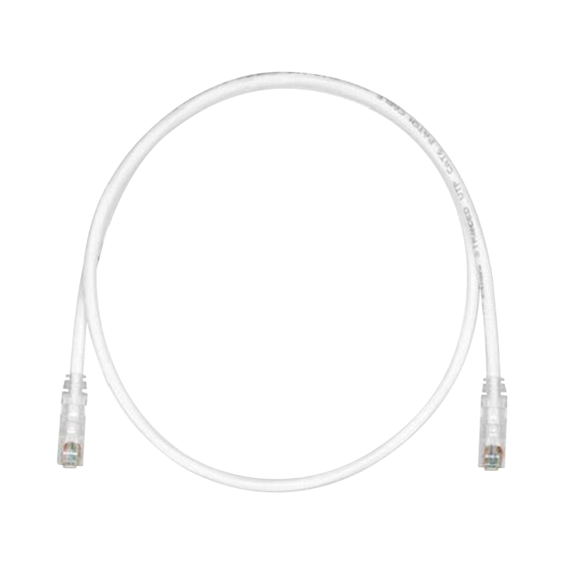 Cable de Parcheo TX6 UTP Cat6 24 AWG CM Blanco Mate 30ft