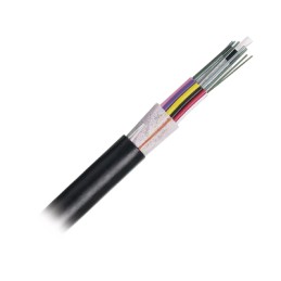 Cable de Fibra Óptica de 96 hilos, Monomodo OS2, Interior/Exterior, Loose Tube 250um, No Conductiva (Dieléctrica), OFNP (Plenum)