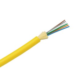 Cable de Fibra Optica de 48 hilos Monomodo OS2 9/125 Interior Tight Buffer 900um(Dielectrica) OFNR (Riser)1 metro