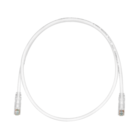 Cable de Parcheo TX6 UTP Cat6 24 AWG CM Blanco Mate 3ft