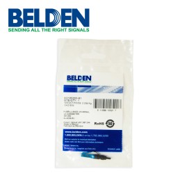 Conector fibra belden ax105203-s1  lc monomodo os2 azul