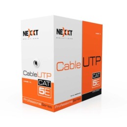 Bobina de Cable Nexxt Cat.5E UTP  tipo CM 4 Pares 305 M Azul Professional