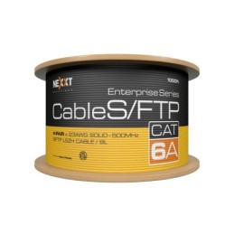 Bobina de Cable Nexxt Cat.6A S/FTP  tipo LSZH 305M Azul Enterprise