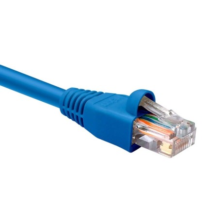 Cable Patchcord Nexxt Cat.5E UTP multifilar con  tipo CM 0.90M Azul