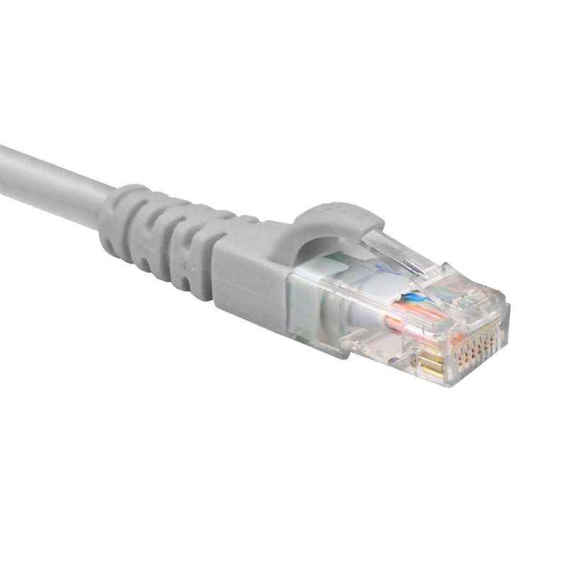 Cable Patchcord Nexxt Cat.6 UTP multifilar con  tipo CM 0.90M Gris