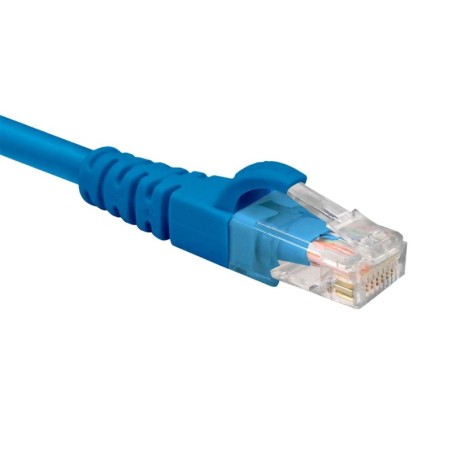 Cable Patchcord Nexxt Cat.6 UTP multifilar con  tipo CM 0.90M Azul