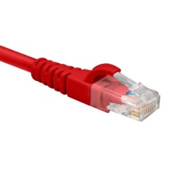 Cable Patchcord Nexxt Cat.6 UTP multifilar con  tipo CM 0.90M Rojo