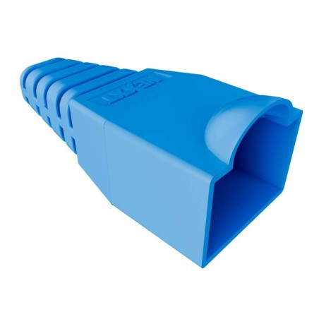 Botas Modulares para Conectores RJ45 Bolsa 100 Pza Azul