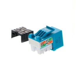 Módulo Keystone jack  RJ-45 hembra Cat.6 Sin blindaje tipo 110 Azul