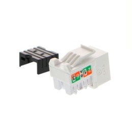 Módulo Keystone jack  RJ-45 hembra Cat.6 Sin blindaje tipo 110 Blanco