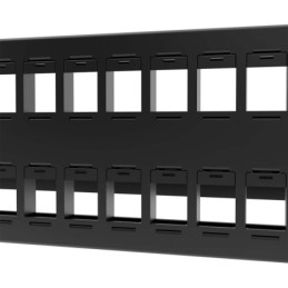 Patch panel para rack Modular 48 puertos sin blindaje y marco tipo keystone