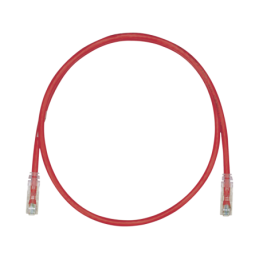 Cable de Parcheo TX6 UTP Cat6 24 AWG CM Rojo 15ft