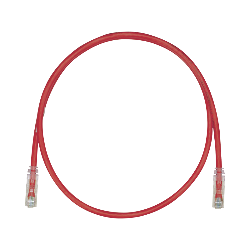 Cable de Parcheo TX6 UTP Cat6 24 AWG CM Rojo 15ft