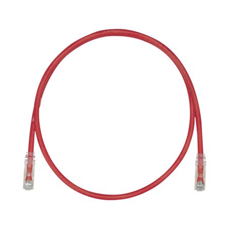 Cable de Parcheo TX6 UTP Cat6 24 AWG CM Rojo 15ft