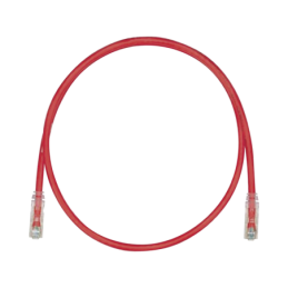 Cable de Parcheo TX6 UTP Cat6 24 AWG CM Rojo 5ft