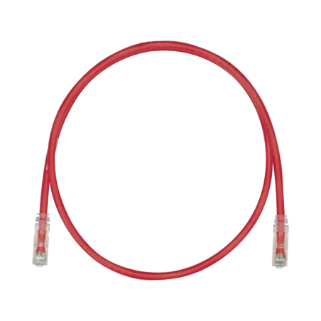 Cable de Parcheo TX6 UTP Cat6 24 AWG CM Rojo 5ft