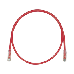 Cable de Parcheo TX6 UTP Cat6 24 AWG CM Rojo 7ft