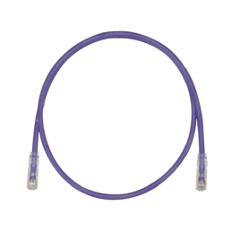 Cable de Parcheo TX6 UTP Cat6 24 AWG CM Violeta 8 Metros