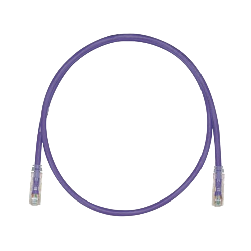 Cable de Parcheo TX6 UTP Cat6 24 AWG CM Violeta 8 Metros