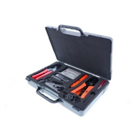 Kit profesional de herramientas para redes Probador de cables Tenazas modular.