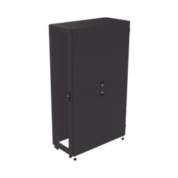 Gabinete Profesional para Telecomunicaciones de 45UR, 1200 mm Profundidad, Incluye 2 Organizadores Verticales de 45 UR