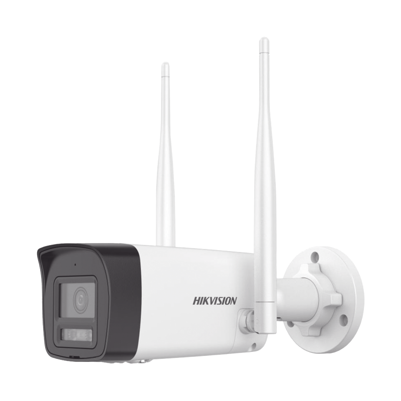 Camara Bala IP 4MP/ Lente 2.8 mm / Dual Light 30 mts IR + 30 mts Luz Blanca / Wi-Fi / Exterior IP66 / WDR / H.265 / Audio Bidire