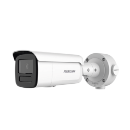 Camara Bala IP 4MP/ Lente 4 mm / 90 mts IR EXIR / Anticorrosion / DARKFIGHTER / IP67 / PoE / WDR 120 dB / ONVIF / Micro SD / 4 A