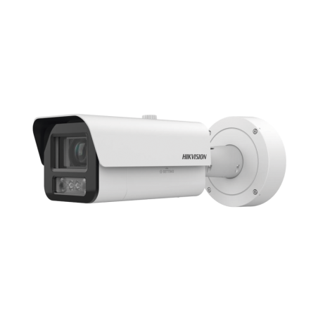 Camara Bala IP 4MP/ Lente Mot. 2.8 - 12 mm / 30 mts IR EXIR / IK10 / Reconocimiento Facial / WDR 140 dB / DeepinView / Busqueda 