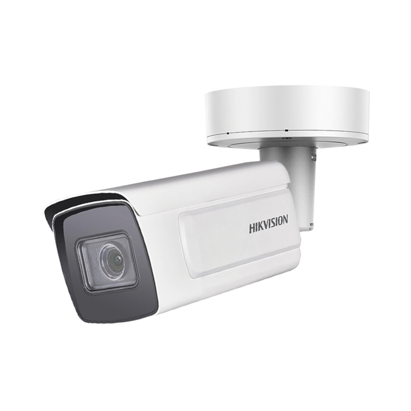 Camara Bala IP 4MP/ Lente Mot. 2.8 - 12 mm / 50 mts IR EXIR / IK10 / Reconocimiento Facial / WDR 140 dB / DeepinView / Busqueda 