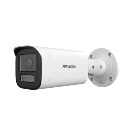 Camara Bala IP 4MP/ Lente Motorizado 2.8 a 12 mm / Dual Light 50 mts IR + 50 mts Luz Blanca / ACUSENSE Lite / Mic. Int. / IP67 /